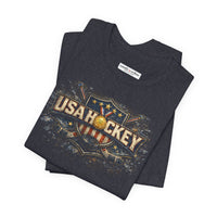 USA Hockey Michigan Connection Tee — Milan 2026 Team Hockey T‑Shirt