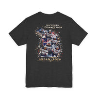 USA Hockey Michigan Connection Tee — Milan 2026 Team Hockey T‑Shirt