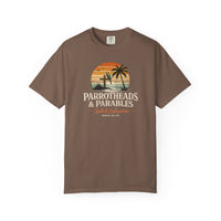 Coastal Faith T-Shirt | Parrotheads & Parables Beach Sunset Essentials | Salt & Salvation | Liberty & Victory