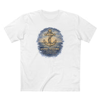 Christian Coastal T-Shirt | Come Ashore Rustic Anchor Nautical Faith Tee | Salt & Salvation | Liberty & Victory