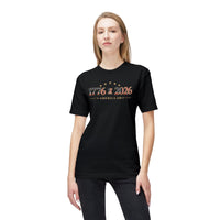 USA Cotton & Assembly Patriotic T-Shirt | America 1776-2026 Commemorative 250th Anniversary Tee | Liberty & Victory