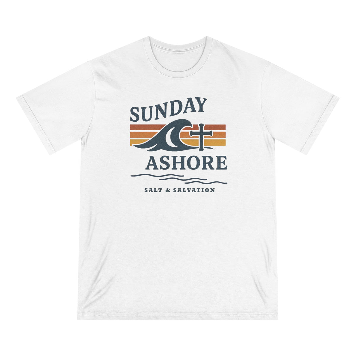 Sunday Ashore T-Shirt — Vintage Coastal Surf Tee