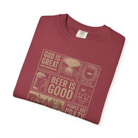 Christian Patriotic T-Shirt | God Is Great, Beer Is Good 1776 Founders Line | Salt & Salvation · Liberty-In-One | Liberty & Victory