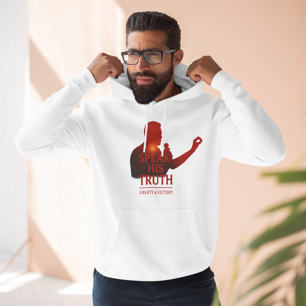 Speak His Truth Hoodie — Christian Faith Graphic Pullover