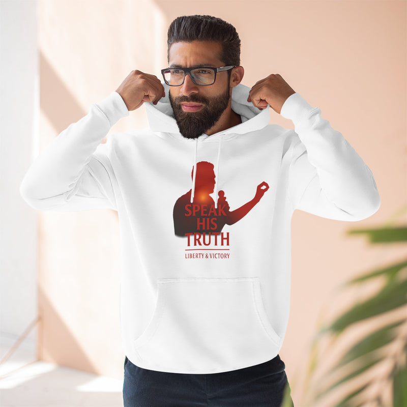 Speak His Truth Hoodie — Christian Faith Graphic Pullover