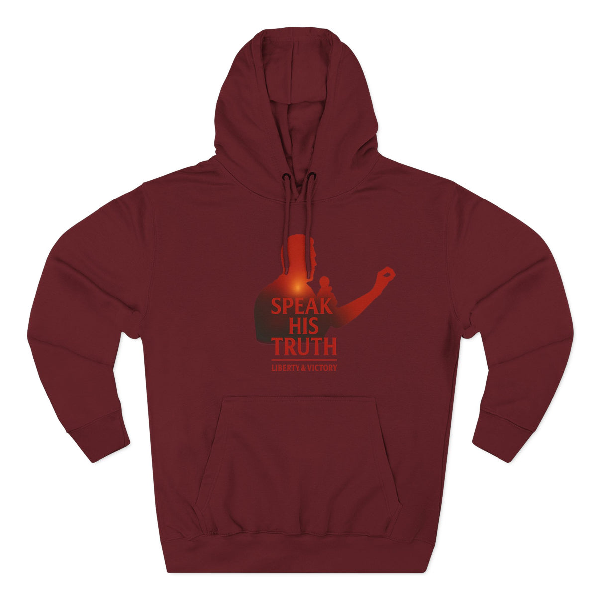 Speak His Truth Hoodie — Christian Faith Graphic Pullover