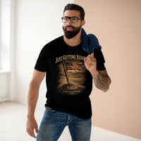 America 250 T-Shirt | Just Getting Started 1776 | Patriotic Christian Apparel | Liberty & Victory
