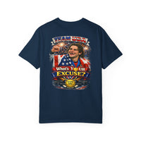 USA Hockey T-Shirt | Team USA What's Your Excuse Patriotic Tee | Veteran-Owned | Liberty & Victory
