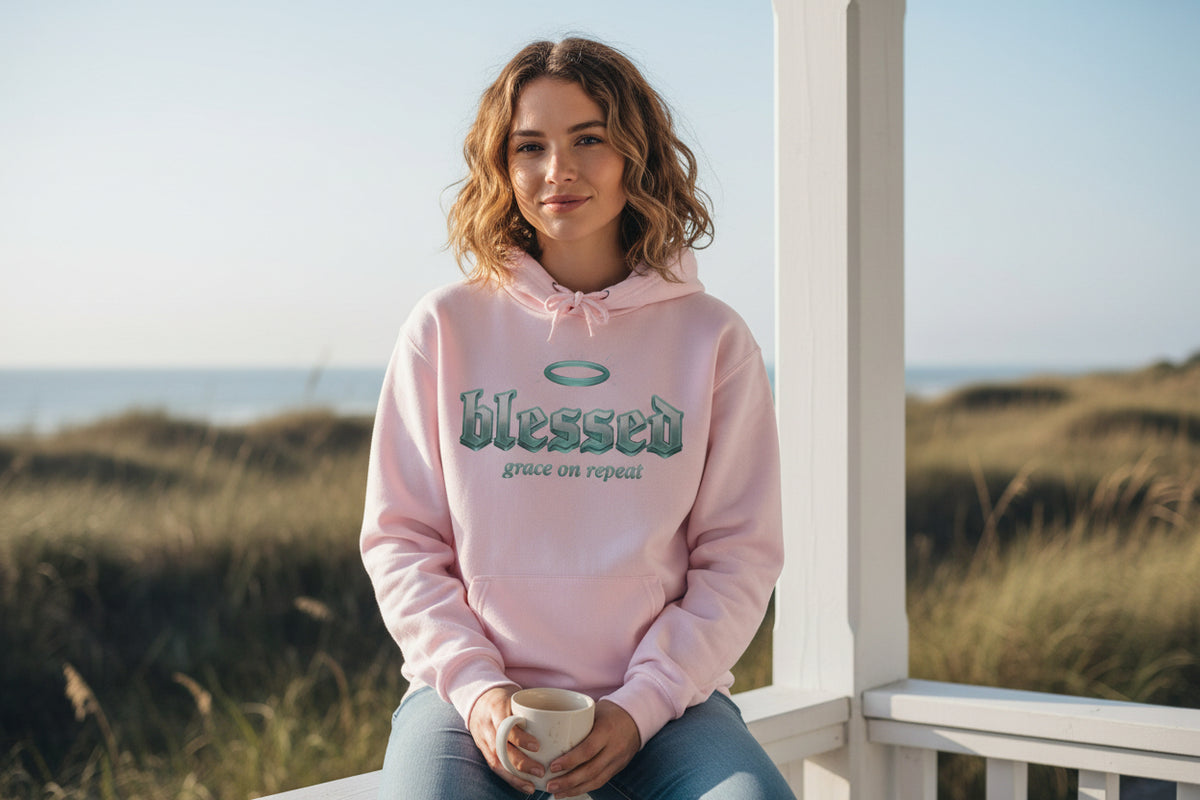 Blessed Hoodie — Premium Hoodie AGS Edition (Front Design)