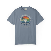 Christian Coastal T-Shirt | Margaritas & Mercy Vintage Sunset Palm Garment-Dyed Tee | Salt & Salvation | Liberty & Victory