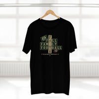 Mountain Faith | Fall Family Football — T-Shirt Faith Runs Through It-CSU Rams Edition | Game Day Faith Tee | Veteran-Owned Small Business | Liberty & Victory Co.