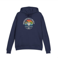 Christian Coastal Hoodie | Margaritas & Mercy Sunset Faith Sweatshirt | Liberty & Victory