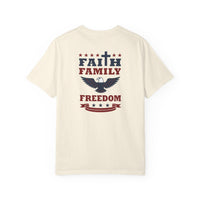 Faith Family Freedom Tee | Christian Patriotic Shirt | In Deo Vincimus