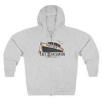 Zip Hoodie — "Not Luck" Salt & Salvation Boat Graphic