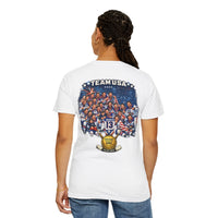 Team USA Hockey T-Shirt | Patriotic Hockey Faith Tee | Veteran-Owned | Liberty & Victory