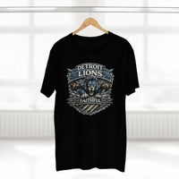 Faith & Sport T-Shirt | Lions Faithful Est. 1930 Vintage Graphic Tee | Victory-In-One | Liberty & Victory