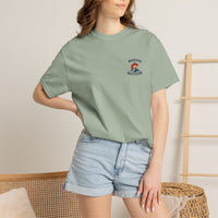 Christian T-Shirt | Rooted at Altitude | Front + Back | Cross + Mountain Roots | Faith • Family • Freedom | Wonder & Wander | Signature Line | Veteran-Owned | Liberty & Victory Co.