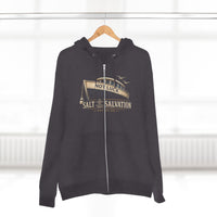 Zip Hoodie — "Not Luck" Salt & Salvation Boat Graphic