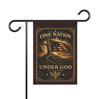 Patriotic Garden Flag | One Nation Under... 1776–2026 Founders Line | America 250 | Liberty & Victory