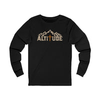 Mountain Faith | Fearless Since 33 AD — Front + Back Long Sleeve Altitude Cross Mountain Graphic | Veteran-Owned Small Business | Liberty & Victory Co.