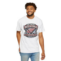 Faith & Sport T-Shirt | Red Wings Faithful Est. 1926 Vintage Graphic Tee | Victory-In-One | Liberty & Victory