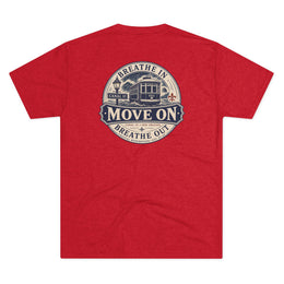 Coastal Faith T-Shirt | Move On — Breathe In Breathe Out Coastal Redemption New Orleans Streetcar | Salt & Salvation Line | Veteran-Owned | Liberty & Victory Co.