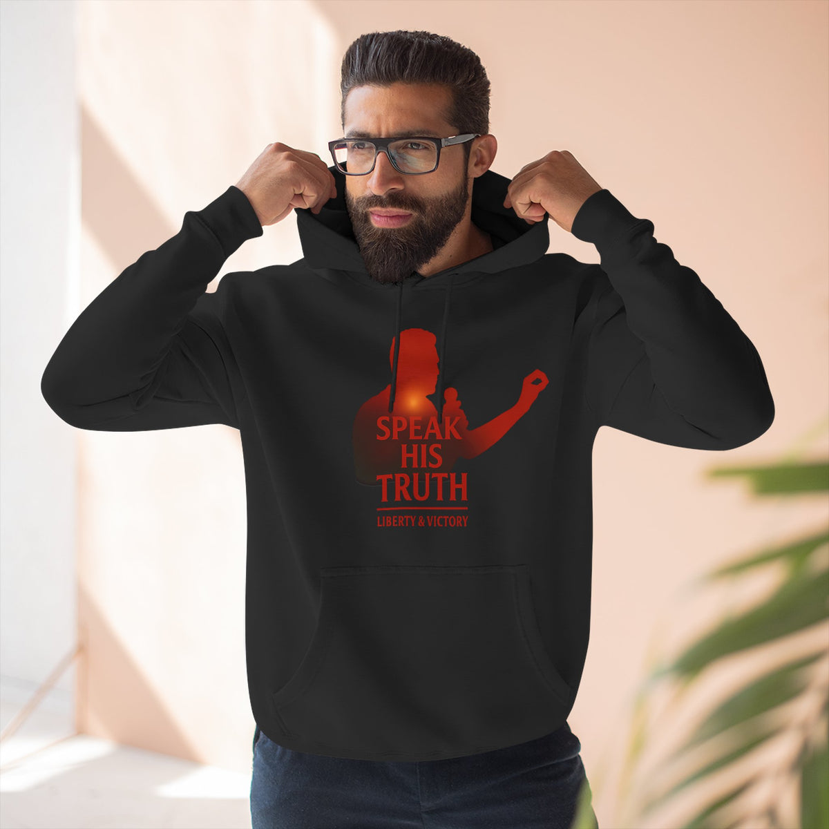 Speak His Truth Hoodie — Christian Faith Graphic Pullover