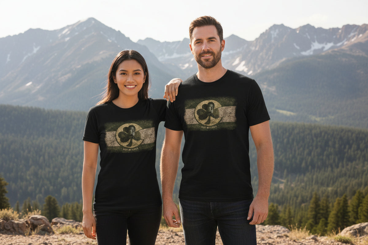 Colorado Victor T-Shirt | Not By Luck | Faith-Based State Pride Tee | Liberty & Victory