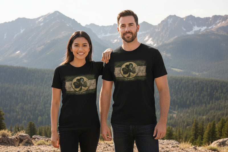 Colorado Victor T-Shirt | Not By Luck | Faith-Based State Pride Tee | Liberty & Victory