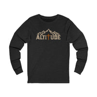 Mountain Faith | Fearless Since 33 AD — Front + Back Long Sleeve Altitude Cross Mountain Graphic | Veteran-Owned Small Business | Liberty & Victory Co.