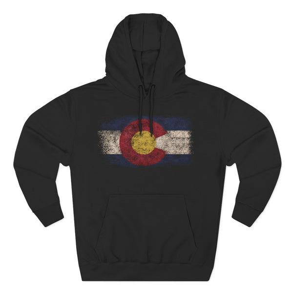 Colorado Flag Distressed Hoodie