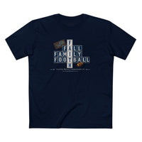 Faith & Sport | Fall Family Football — T-Shirt Faith Runs Through It-Detroit Edition | Game Day Faith Tee | Veteran-Owned Small Business | Liberty & Victory Co.