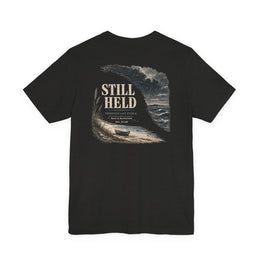 Christian T-Shirt | Still Held Not Luck Salt & Salvation Design | Veteran-Owned | Liberty & Victory Co.