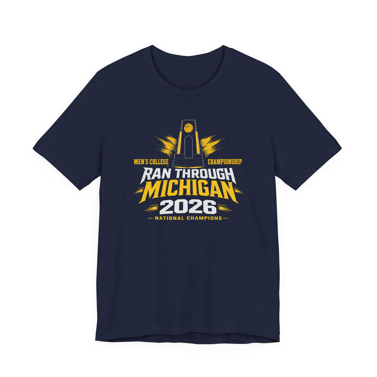 Michigan Everyday T-Shirt | Ran Through Michigan 2026 Championship Everyday Tee | Victory-One | Liberty & Victory