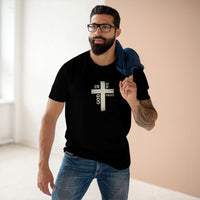 Christian T-Shirt | Rustic Wood Cross In God We Trust Faith Tee | Veteran-Owned | Liberty & Victory Co.