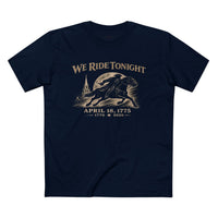 Patriotic Faith | Paul Revere We Ride Tonight American Flag T-Shirt | Liberty & Victory Co.