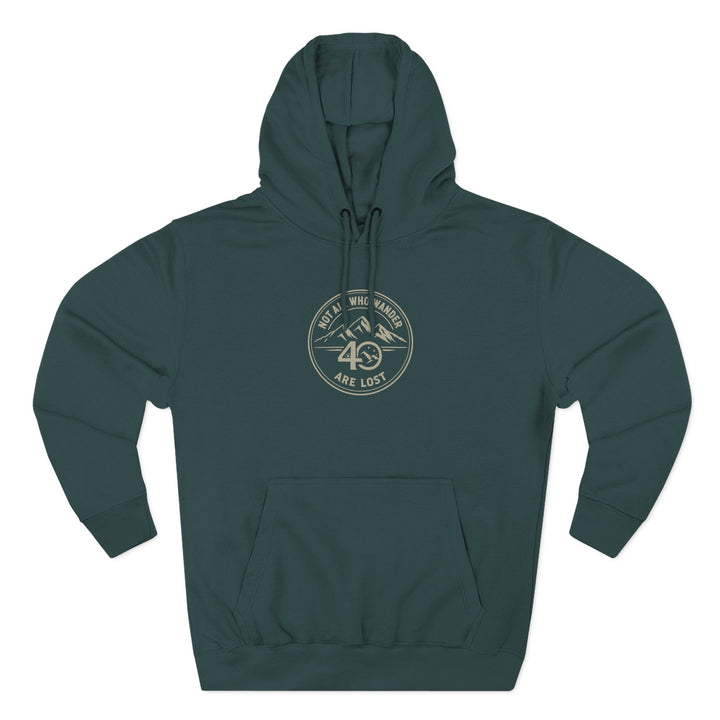 Wilderness Mountain Hoodie — Vintage Outdoor Adventure Pullover