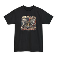 Big & Tall Patriotic T-Shirt | America 250 Selfless Leadership Tee | Veteran-Owned | Liberty & Victory Co.
