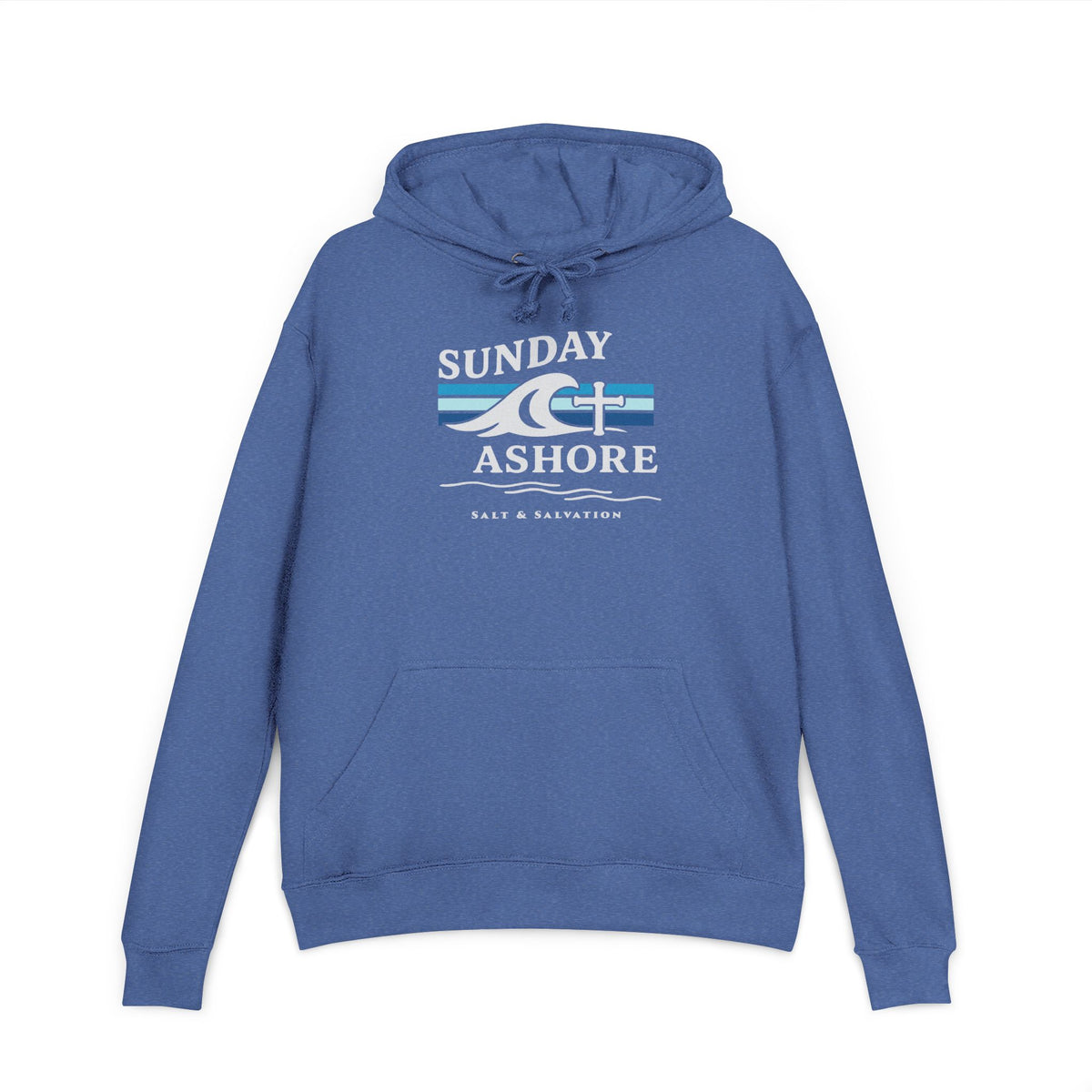 Sunday Ashore Hoodie | Coastal Surf Faith Sweatshirt
