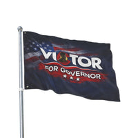 Patriotic Campaign Flag | Victor Marx Colorado Governor Double-Sided Outdoor Flag | Liberty & Victory