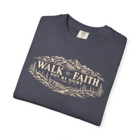 Mountain Faith | Walk By Faith — T-Shirt Mountain Wreath | Veteran-Owned Small Business | Liberty & Victory Co.