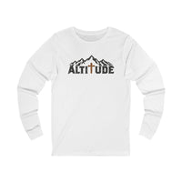 Mountain Faith | Fearless Since 33 AD — Front + Back Long Sleeve Altitude Cross Mountain Graphic | Veteran-Owned Small Business | Liberty & Victory Co.