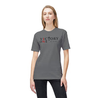 Christian T-Shirt | Victory One Est. 33 AD Minimal Faith Graphic Tee | Victory-In-One | Liberty & Victory