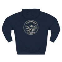 Wilderness Mountain Hoodie — Vintage Outdoor Adventure Pullover