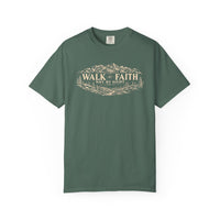 Mountain Faith | Walk By Faith — T-Shirt Mountain Wreath | Veteran-Owned Small Business | Liberty & Victory Co.