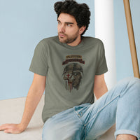 Through Him Elite Romans 5:9 Warrior T-Shirt