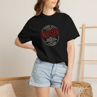 Patriotic Faith T-Shirt | Deo Servio Rejected Stamp Garment-Dyed Tee | Liberty-In-One | Liberty & Victory