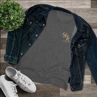 Women's Patriotic T-Shirt | Midnight Rider 1775 Heritage Tri-Blend Edition | Veteran-Owned | Liberty & Victory Co.