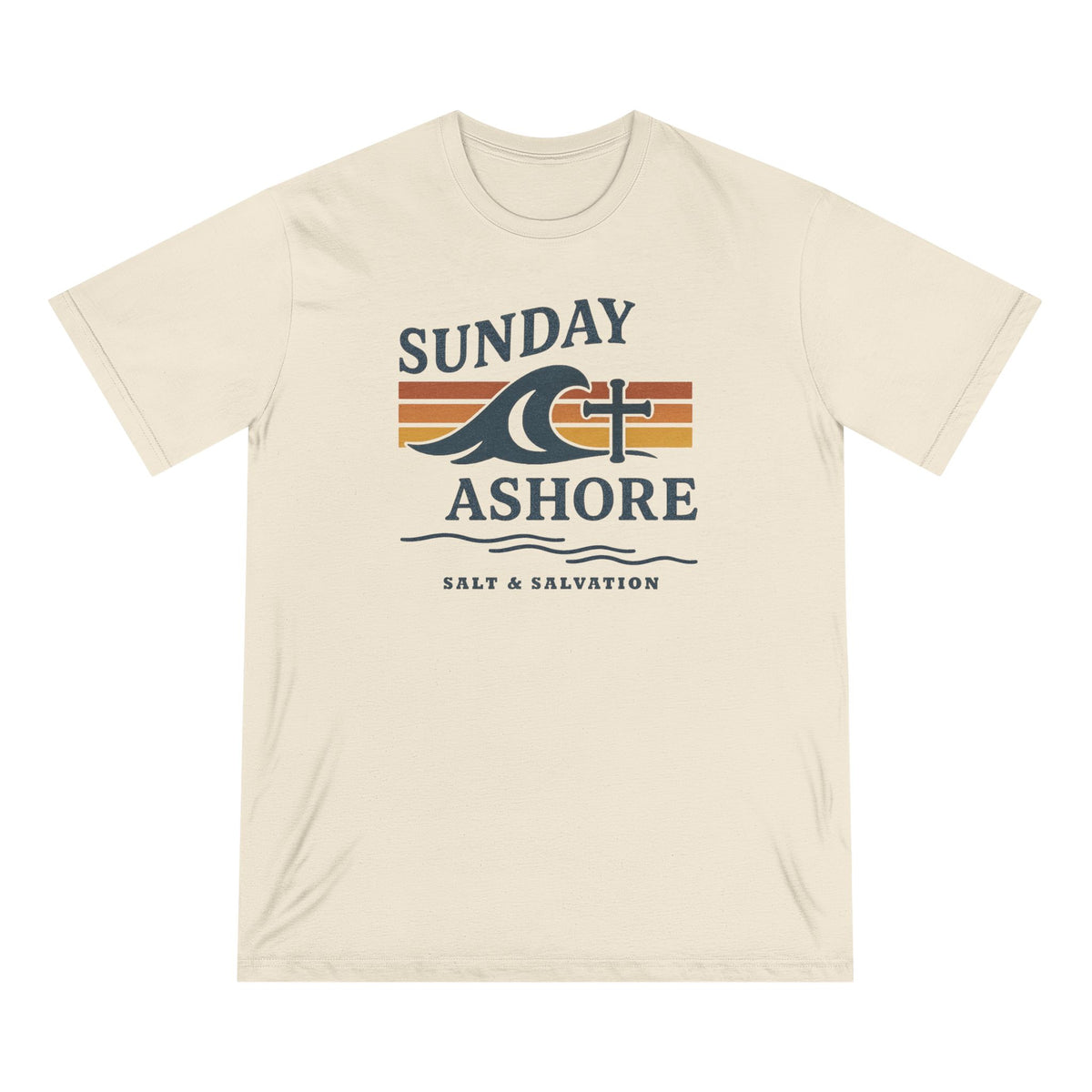 Sunday Ashore T-Shirt — Vintage Coastal Surf Tee