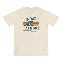 Christian Coastal T-Shirt | Sunday Ashore Vintage Coastal Surf Tee | Liberty & Victory